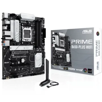 Placa-mãe Asus Prime B650-PLUS com soquete WiFi AM5 ASUS - 1