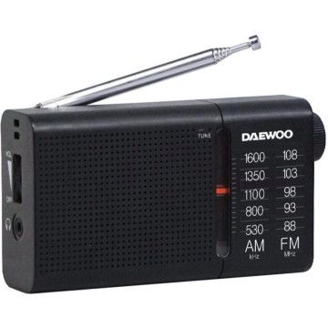 Rádio Portátil Daewoo DW1119/Preto DAEWOO - 1