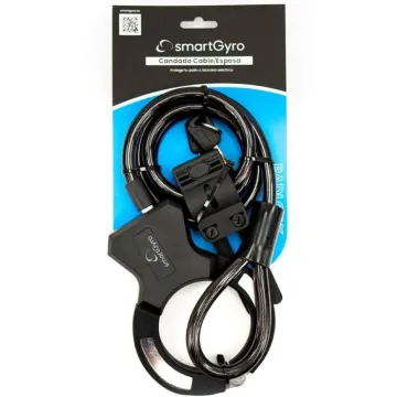 Bloqueio de Cabo/ Algema SmartGyro SG27-531 para Scooters e Bicicletas/ 16x12x2cm/ Cabo 120cm SmartGyro - 1