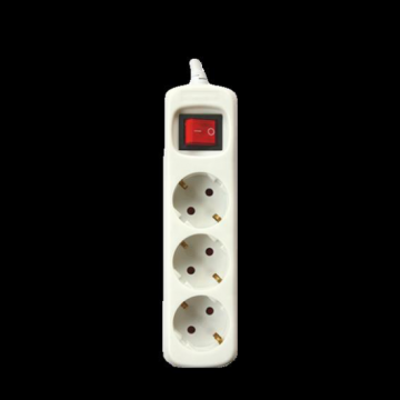 PLUGUE INTERRUPTOR BRANCO SILVERSANZ 3 OUTLET 1,5M SILVERELECTRO - 1