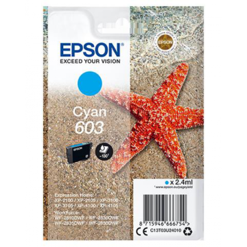 TINTA EPSON 603 CIANO C13T03U24010 EPSON - 1