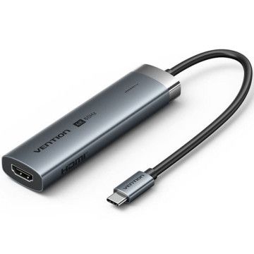 Docking USB Tipo-C Vention TGMHB/ 3xUSB/ 1xHDMI/ 1xUSB Tipo-C PD VENTION - 1