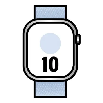 Apple Watch Series 10/ GPS/ Celular/ 42 mm/ Caixa de alumínio/ Alça esportiva azul nuvem Apple - 1