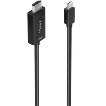 Cabo Conversor Aisens A125-0890/ Mini DisplayPort Macho - HDMI Macho/ 5m/ Preto AISENS - 1