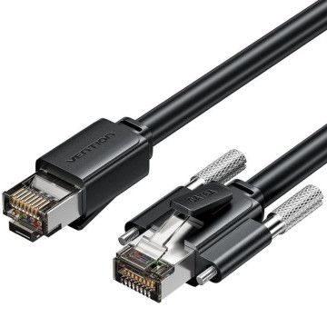 Cabo de Rede RJ45 SFTP Vention IBUBI Cat.6/ 3m/ Preto VENTION - 1