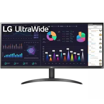 Monitor Profissional Ultrawide LG 34WQ500-B 34'/ WFHD/ Preto LG - 1