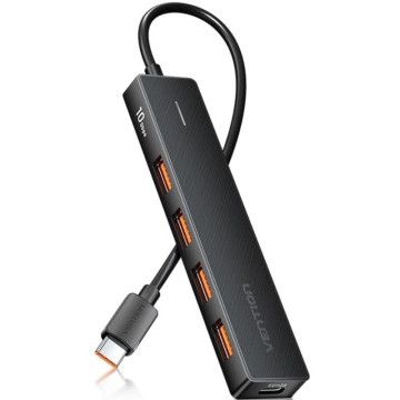 Vention Hub USB 3.2 CHJBB/ 4xUSB/ 1xUSB Tipo-C/ 15cm VENTION - 1