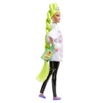 BARBIE - Extra Neon Green Hair com Mascote HDJ44  - 3