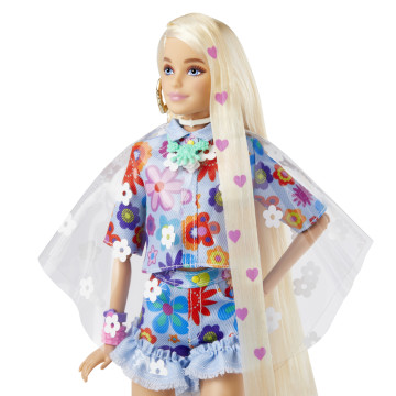 BARBIE - Extra Flower Power com Mascote HDJ45  - 4