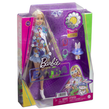 BARBIE - Extra Flower Power com Mascote HDJ45  - 8