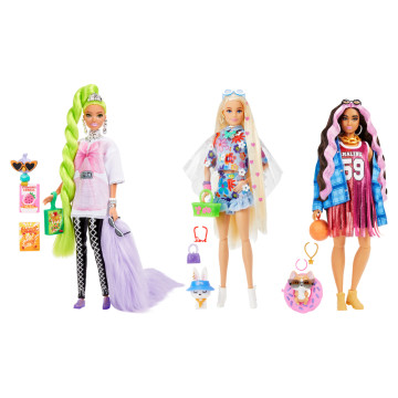 BARBIE - Extra Flower Power com Mascote HDJ45  - 12