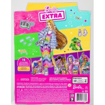 BARBIE - Extra Arco-Iris com Mascote GYJ78  - 10