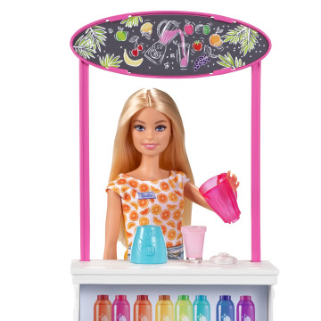 BARBIE - Boneca Barbie e Banca de Smoothies GRN75  - 5