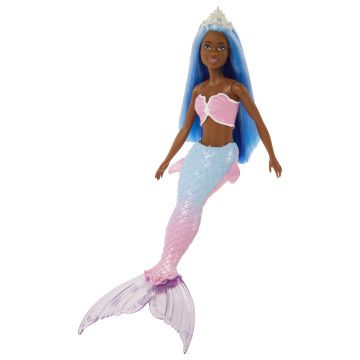 BARBIE - Sereia Dreamtopia Cabelo Azul HGR12  - 4