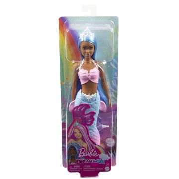 BARBIE - Sereia Dreamtopia Cabelo Azul HGR12  - 8