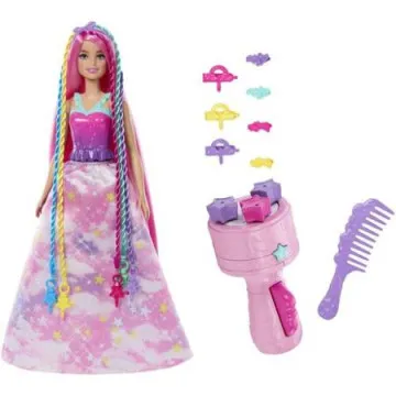 BARBIE - Princesa Tranças às Cores HNJ06  - 1