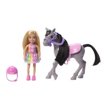 BARBIE - Chelsea e seu Pónei HTK29  - 1