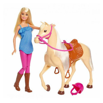 BARBIE - Boneca e o Seu Cavalo FXH13  - 1