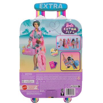 BARBIE - Extra Fly Boneco Praia HNP86  - 7