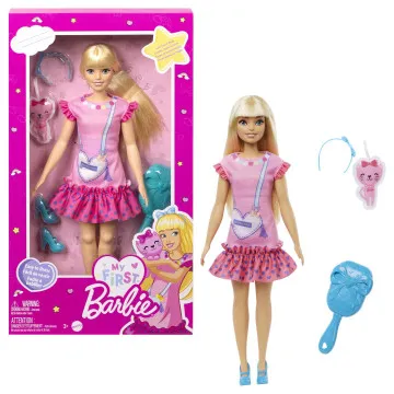 BARBIE - A Minha Primeira Barbie c/Gatinho HLL19  - 1