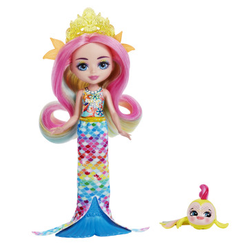 ENCHANTIMALS - Boneca e Mascote Peixe HCF68  - 1