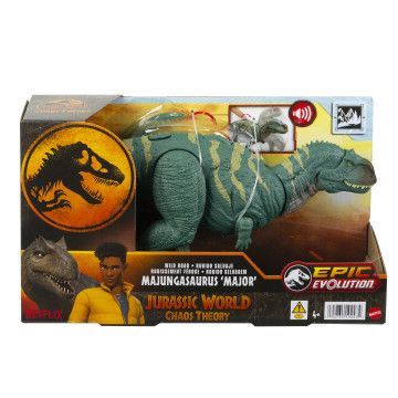 JURASSIC WORLD - Rugidos Majungasaurus Major HTK76  - 7