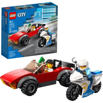 LEGO 60392 City Moto de Policia e Carro em Fuga LEGO - 1