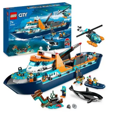 LEGO 60368 City Exploradores del Ártico Barco LEGO - 1