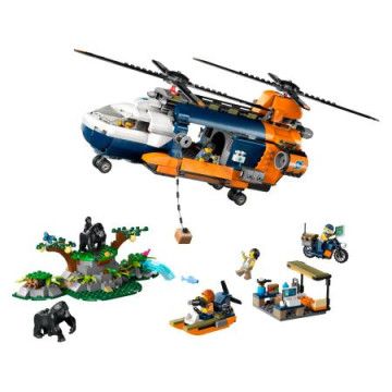 LEGO - Helicóptero Explorador da Selva no Acampamento 60437 LEGO - 1