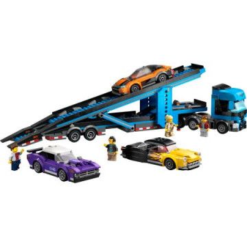 LEGO - Camião Transportador de Carros com Carros Desportivos 60408 LEGO - 1