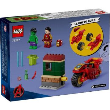 LEGO 76287 Iron Man com Mota e Hulk LEGO - 1