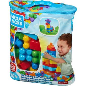 MEGA - Bolsa 60 Peças Azul DCH55  - 51