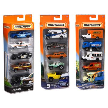 MATCHBOX - Pack 5 Carrinhos C1817- Envio Aleatório  - 90