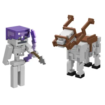 MINECRAFT - Skeleton e o Cavalo Esqueleto HMD60  - 1