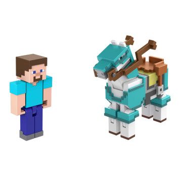 MINECRAFT - Steve e o Cavalo com Armadura HDV39  - 5