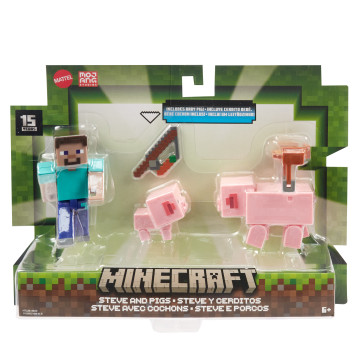 MINECRAFT - Steve e Porcos HTL88  - 6