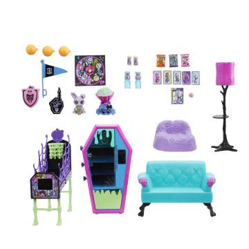 MONSTER HIGH - Student Lounge Playset HNF67  - 5