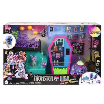 MONSTER HIGH - Student Lounge Playset HNF67  - 6