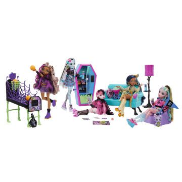 MONSTER HIGH - Student Lounge Playset HNF67  - 11