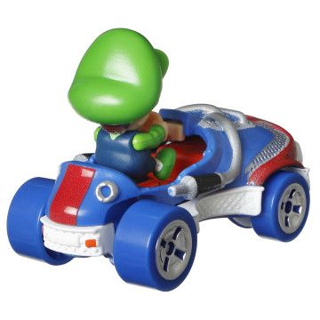 HOT WHEELS - Mário Kart Bébé Luigi e Veículo HDB28  - 3