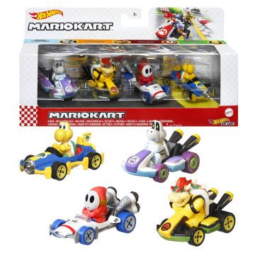 HOT WHEELS - Mario Kart Pack 4 carros HBD23  - 21