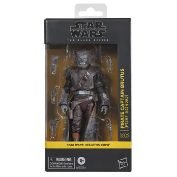 Figura Capitão Pirata Brutus Port Borgo Skeleton Crew Star Wars 15cm HASBRO - 1