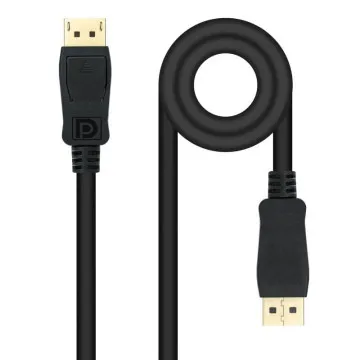 Cabo DisplayPort Nanocable 10.15.2600/ DisplayPort Macho - DisplayPort Macho/ 50cm/ Preto NANO CABLE - 1