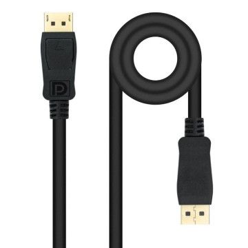 Cabo DisplayPort Nanocable 10.15.2601/ DisplayPort Macho - DisplayPort Macho/ 1m/ Preto NANO CABLE - 1