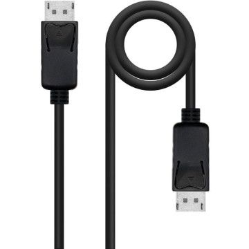 Cabo DisplayPort Nanocable 10.15.2700/ DisplayPort Macho - DisplayPort Macho/ 50cm/ Preto NANO CABLE - 1