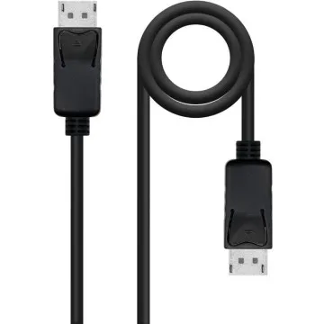 Cabo DisplayPort Nanocable 10.15.2702/ DisplayPort Macho - DisplayPort Macho/ 2m/ Preto NANO CABLE - 1