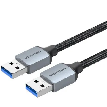 Cabo Vention CTSHF USB 3.0/ USB Macho - USB Macho/ 5Gbps/ 1m/ Preto VENTION - 1