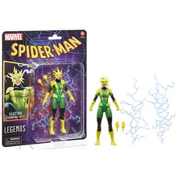 Figura Electro Francine Frye Homem-Aranha Marvel 15cm HASBRO - 1