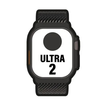 Apple Watch Ultra 2/GPS/Celular/49mm/Caixa de titânio preto/Alça grande milanesa Apple - 1