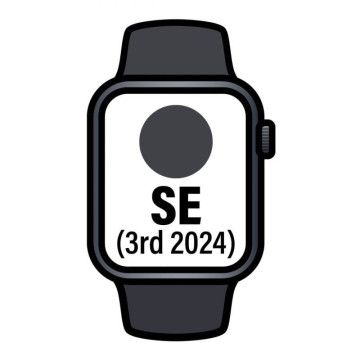 Apple Watch SE 3rd V2/ GPS/ Celular/ 44 mm/ Caixa de alumínio Midnight/ Pulseira esportiva Midnight S/M Apple - 1